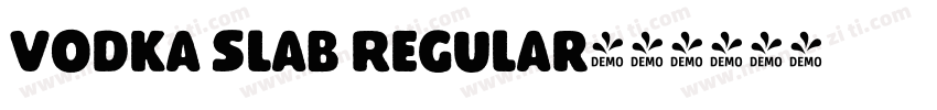 Vodka Slab Regular字体转换